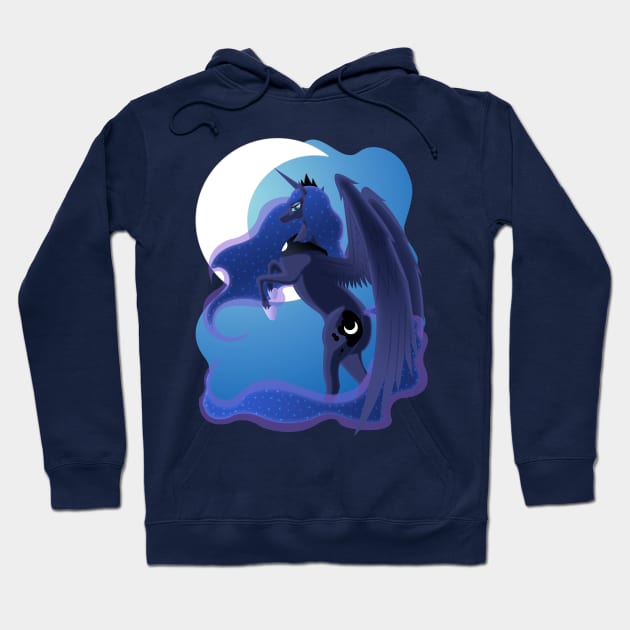 Moonlight Princess Hoodie by HerArt